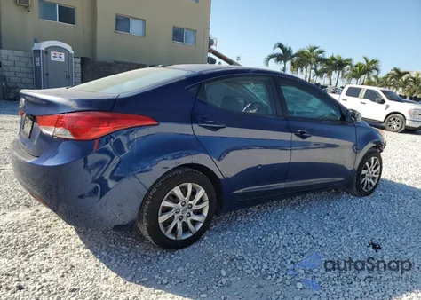 2013 Hyundai Elantra Gls z USA, uszkodzony, nr VIN KMHDH4AE9DU603745